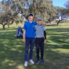 Miguel López y Enzo Jiménez durante la competición celebrada en Zarapicos