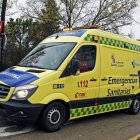 una ambulancia en Soria en una imagen de archivo.