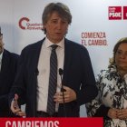 El candidato a la Presidencia de la Junta, Carlos Martínez, presenta las medidas para Soria de su programa electoral.