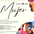 Cartel de la presentación de la Red PAME de apoyo a la mujer emprendedora.