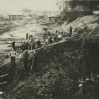 Imagen de un gulag de la Unión Soviética.
