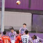 Un cabezazo de Arco truncaba la victoria del Numancia ante el Valladolid Promesas.