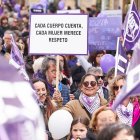 Soria se tiñe de morado por la igualdad en el 8M.