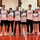 Los jugadores del Club Bádminton Soria que compitieron en la segunda jornada de la Liga Nacional.