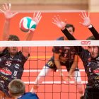 El Moreno Sáez Sporting no jugó un buen partido en Burgos, pese a que venció en el quinto set.