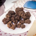 Trufas en la última Feria de Abejar.