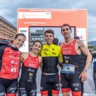Los representantes del Deporama Triatlón Soriano en la prueba de la Liga de Clubes.