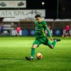 Dani Ceínos en un partido de esta temporada con el Astorga.
