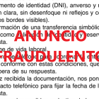 Captura de pantalla del anuncio, ya retirado por Infojobs, suplantando la identidad de Soriana de Ediciones.