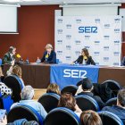 Debate electoral entre Carlos Martínez, Rocío Lucas y Ángel Ceña, organizado por la Ser en el Campus.