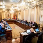 Corporación de la Diputación de Soria en el pleno de ayer