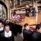 El acto conmemora los 350 años de la Cofradía del Santo Entierro de Almazán