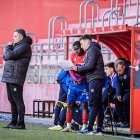 Cristóbal Filgueira dirigió al Numancia al estar sancionado Ángel Rodríguez.