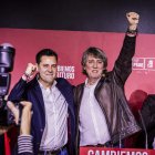 Carlos Martínez, en la noche electoral.