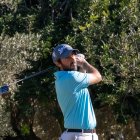 El golfista Daniel Berná durante una competición.