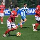 Imagen de la derrota del Numancia en su desplazamiento al campo del Fabril.