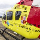 Helicóptero de Sacyl.