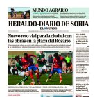 Portada de Heraldo Diario de Soria del 23 de marzo de 2026.