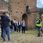 Visitantes en el castillo de Vozmediano (Soria) en una foto de archivo.
