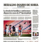 Portada de Heraldo Diario de Soria del 30 de marzo de 2026