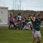 Los jugadores del Ingenieros en una acción del encuentro.