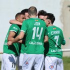 Celebración de uno de los goles del San José.