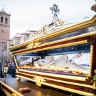 Todas las cofradías recorren las calles de Soria en la Procesión General.