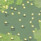 Estado del cielo en Soria este sábado 4 de abril en la franja de las 15 horas.