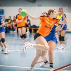 Uno de los partidos que durante la jornada del jueves se celebró en el polideportivo Fermín Cacho de Ágreda.