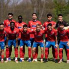 Once del Numancia el sábado en las instalaciones de El Requexón que se enfrentaba al Oviedo Vetusta.