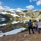 Lugar del que fue rescatada la anciana.