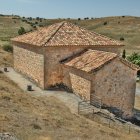 Vista superior de la ermita mozárabe de San Baudelio