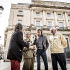 De izquierda a derecha Gloria Gonzalo; Mónica Carabias, Carlos Martínez y Pedro Vicente-Mullor.