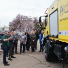 Presentación de los 12 nuevos camiones para la lucha contra incendios en Castilla y León, dos de ellos para Soria.