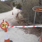 Obras en el camino de La Fuentona.