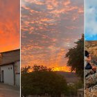 La luz del atardecer tiñe de naranja el cielo de Caracena mientras el paisaje del cañón revela uno de los rincones más espectaculares y desconocidos de Soria