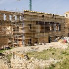 Estado actual de las obras del Palacio de Berlanga.