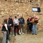 Descubrimiento de la placa en recuerdo de Rodolfo de Marco.