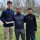 Los sorianos Miguel López y Enzo Jiménez tras la competición.