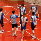 Los júniors del C.V. Río Duero durante un partido.