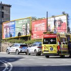 Los servicios de emergencia en el lugar del accidente.