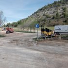 Obras en el camino de La Fuentona.