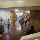 Imagen de la zona del registro del Ayuntamiento este lunes.