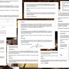 Imagen de las distintas renuncias de los ediles.