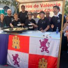 Miembros de la Casa de Soria en Valencia en una edición del Tastarrós.