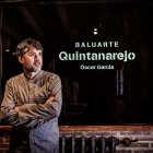 Óscar García en el zaguán de su nuevo restaurante, Baluarte Quintanarejo, en la mañana de este martes.