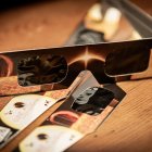 Gafas para la observación del eclipse solar.