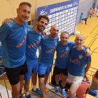 Jugadores del Club Bádminton Soria que compiten en el Nacional senior.