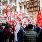 Centenares de sorianos recorrieron el centro de la ciudad en la manifestación.
