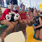 Algunas de las patinadoras del club soriano.